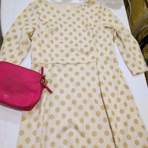 NWOT Boden Knit Polka Dot Dress